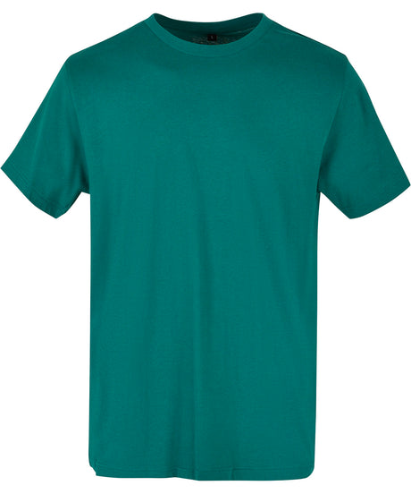 Build Your Brand Basic Round Neck Tee Green