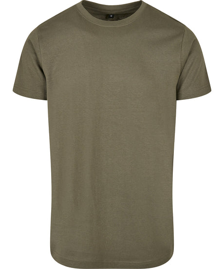 Build Your Brand Basic Round Neck Tee Olive