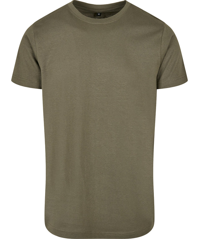 Build Your Brand Basic Round Neck Tee Olive