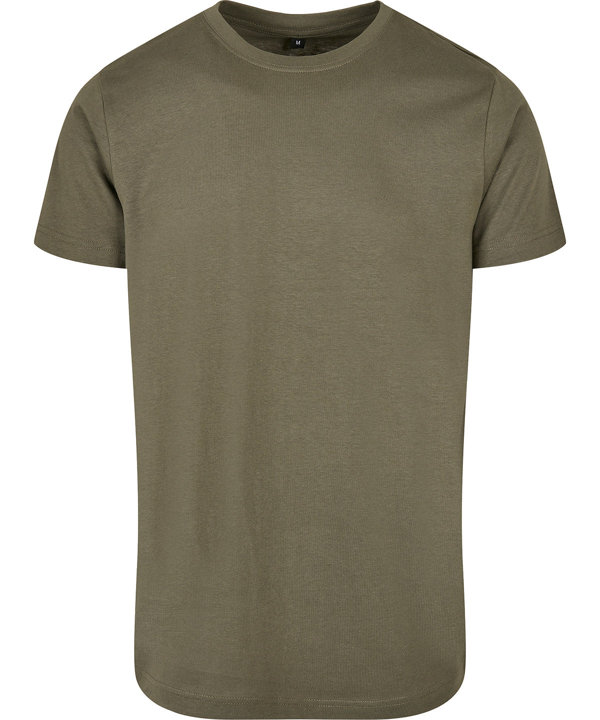 Build Your Brand Basic Round Neck Tee Olive - XS - T-Shirts