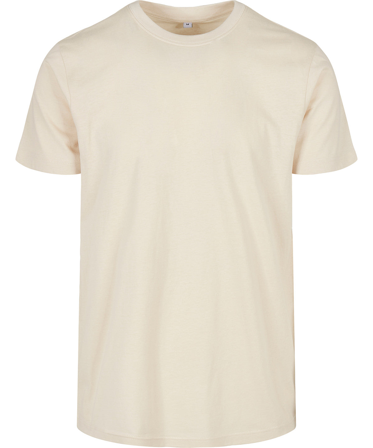 Build Your Brand Basic Round Neck Tee Sand