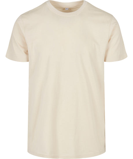 Build Your Brand Basic Round Neck Tee Sand