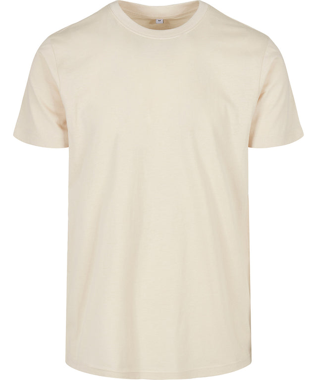 Build Your Brand Basic Round Neck Tee Sand