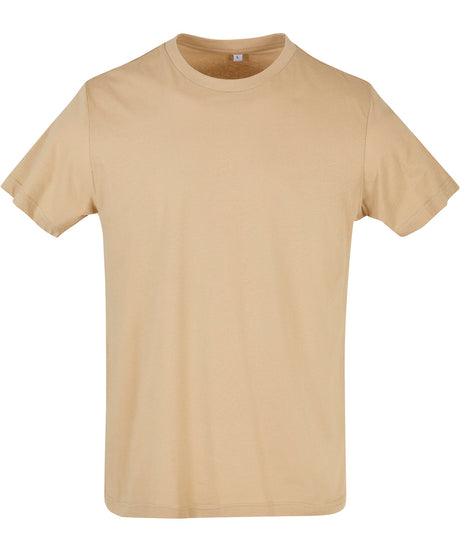 Build Your Brand Basic Round Neck Tee Union Beige