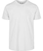 Build Your Brand Basic Round Neck Tee White