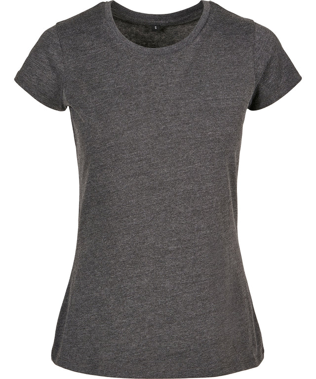 Build Your Brand Basic Womens Basic Tee Charcoal
