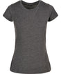 Build Your Brand Basic Womens Basic Tee Charcoal
