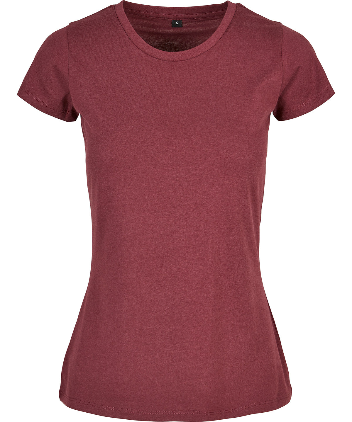 Build Your Brand Basic Womens Tee Cherry - XS - T-Shirts