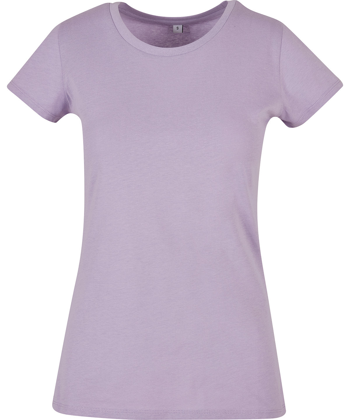 Build Your Brand Basic Womens Basic Tee Lilac