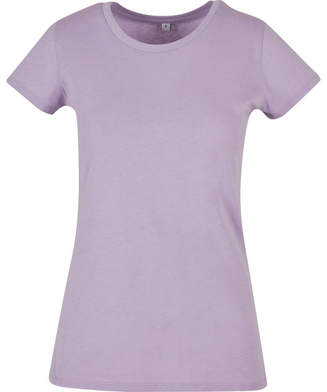 Build Your Brand Basic Womens Basic Tee Lilac