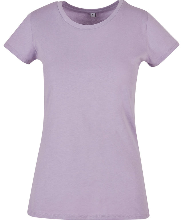 Build Your Brand Basic Womens Basic Tee Lilac