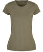 Build Your Brand Basic Womens Basic Tee Olive