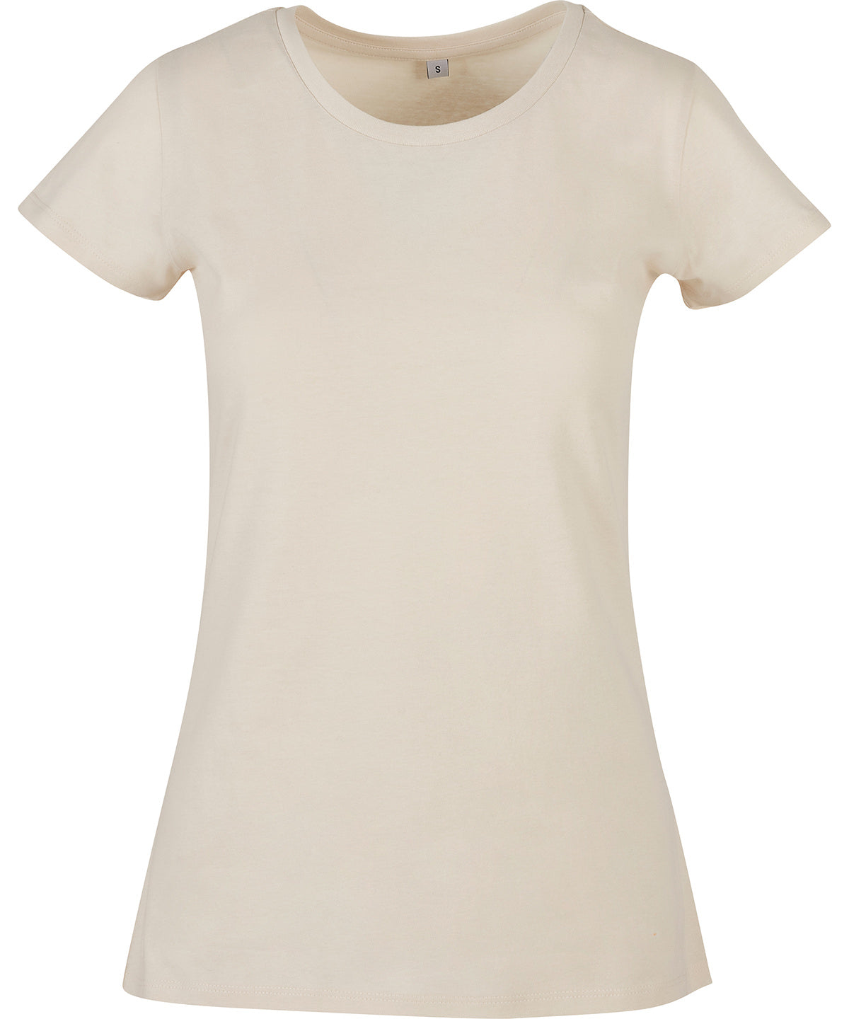Build Your Brand Basic Womens Basic Tee Sand