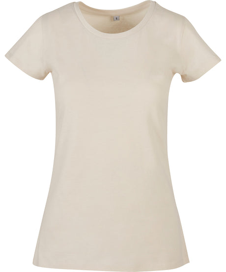 Build Your Brand Basic Womens Basic Tee Sand