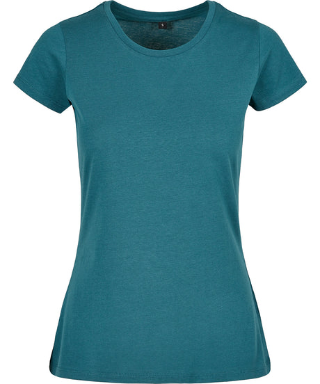 Build Your Brand Basic Womens Basic Tee Teal