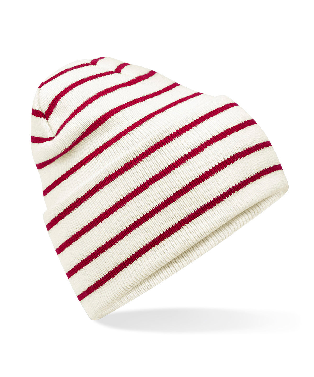 Beechfield Original deep-cuffed striped beanie