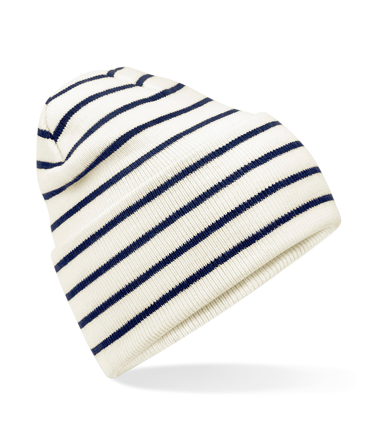 Beechfield Original deep-cuffed striped beanie