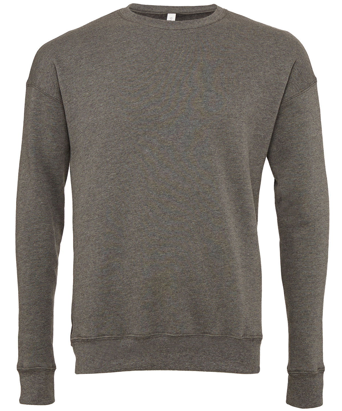 Bella Canvas Unisex Drop Shoulder Fleece Pullover - Deep Heather / XS - Sweatshirts
