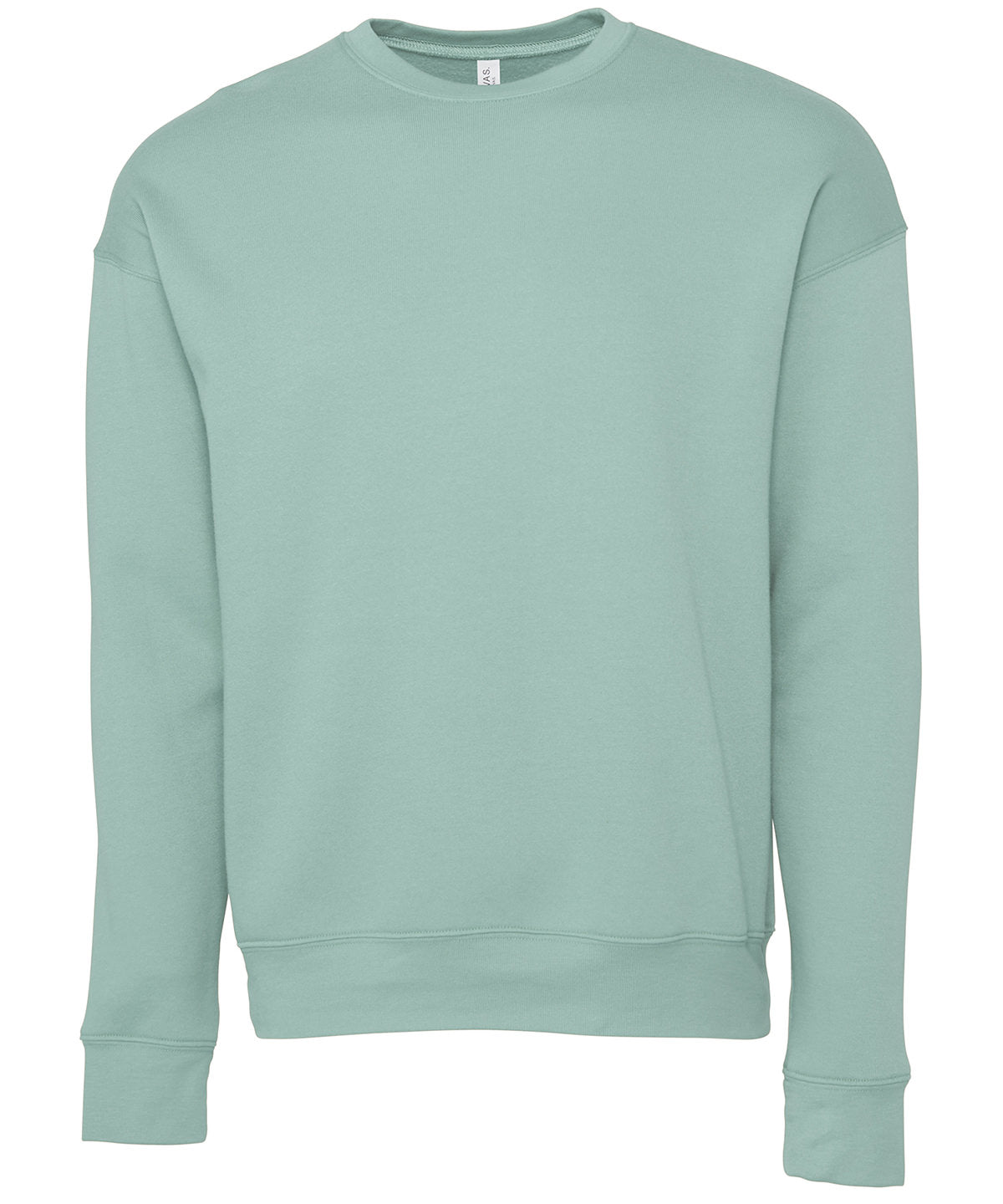 Bella Canvas Unisex Drop Shoulder Fleece Pullover - Dusty Blue / XS - Sweatshirts