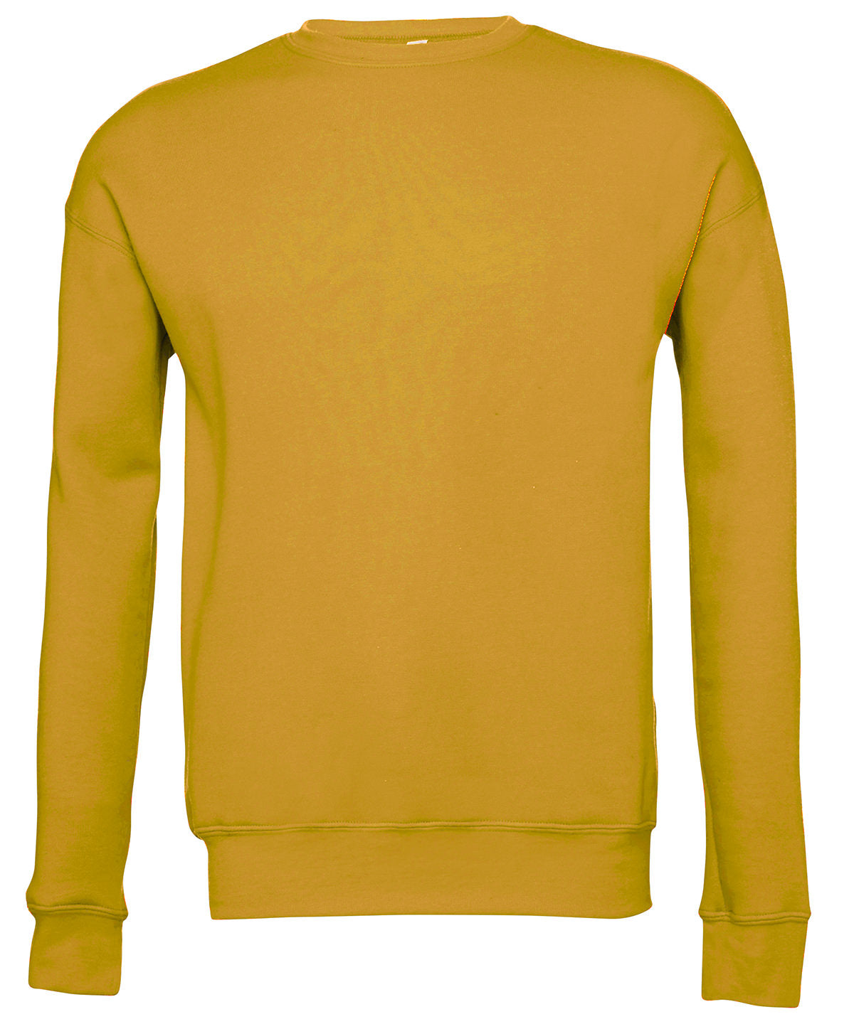 Bella Canvas Unisex Drop Shoulder Fleece Pullover - Heather Mustard / XS - Sweatshirts
