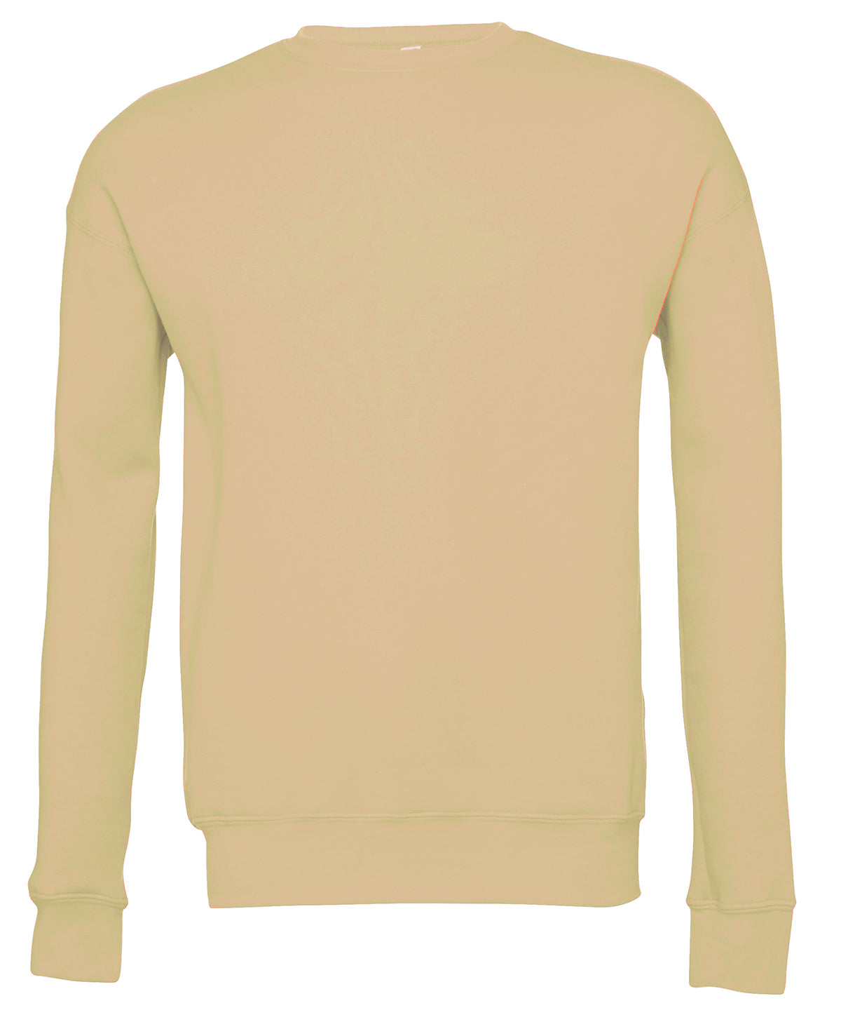 Bella Canvas Unisex Drop Shoulder Fleece Pullover - Heather Sand Dune / XS - Sweatshirts