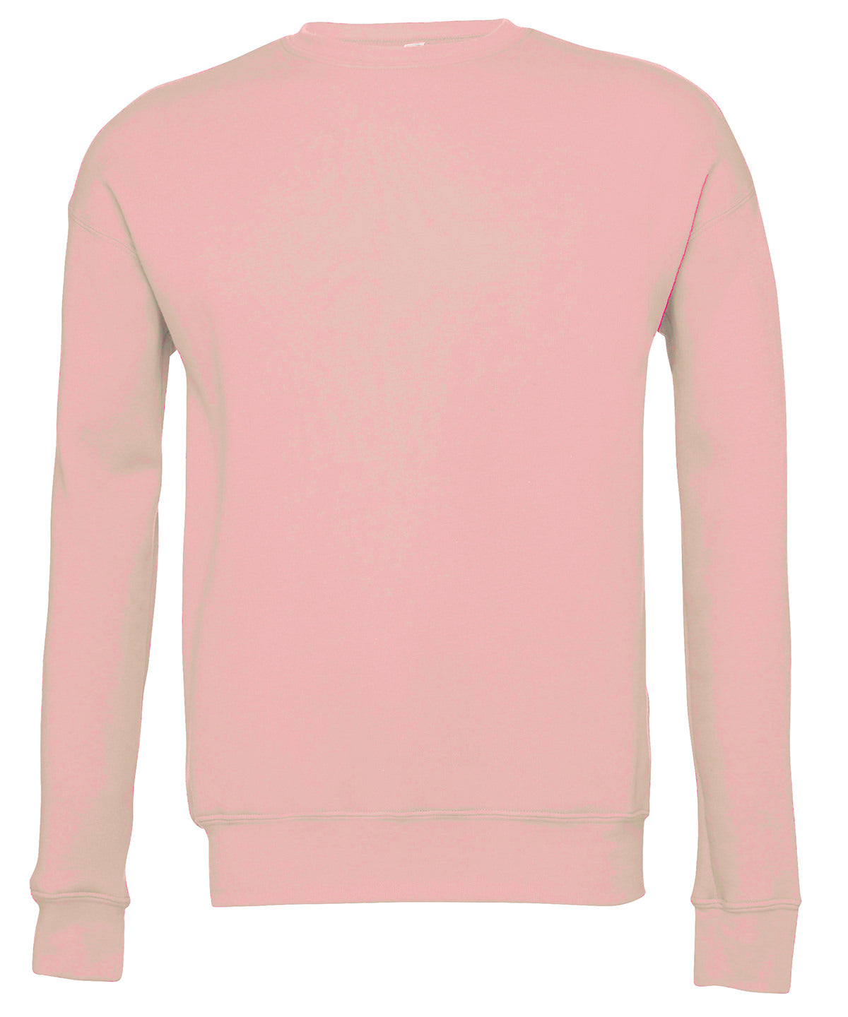 Bella Canvas Unisex Drop Shoulder Fleece Pullover - Pink / XS - Sweatshirts