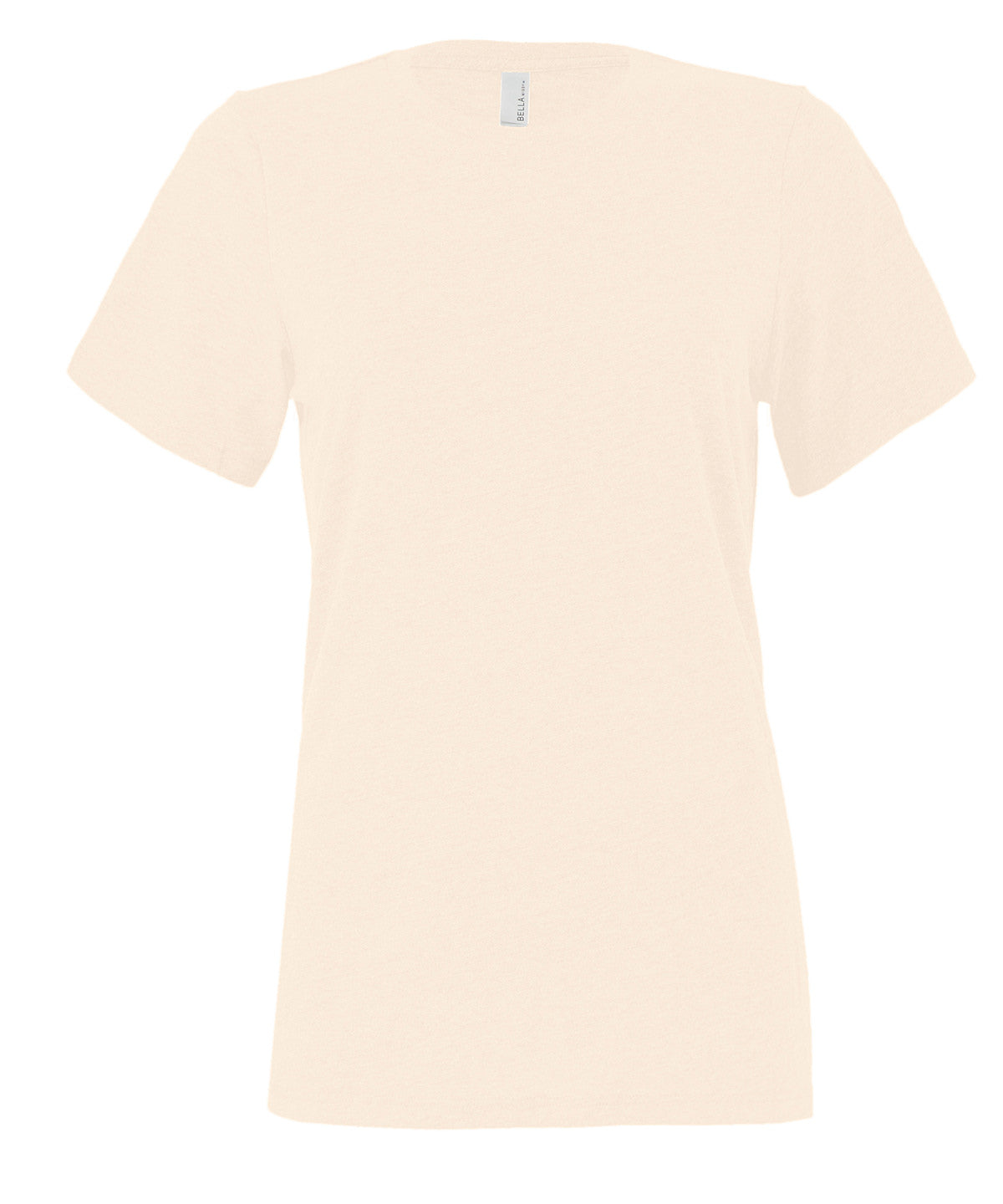 Bella Canvas Womens relaxed Jersey short sleeve tee Heather Natural - S - T-Shirts