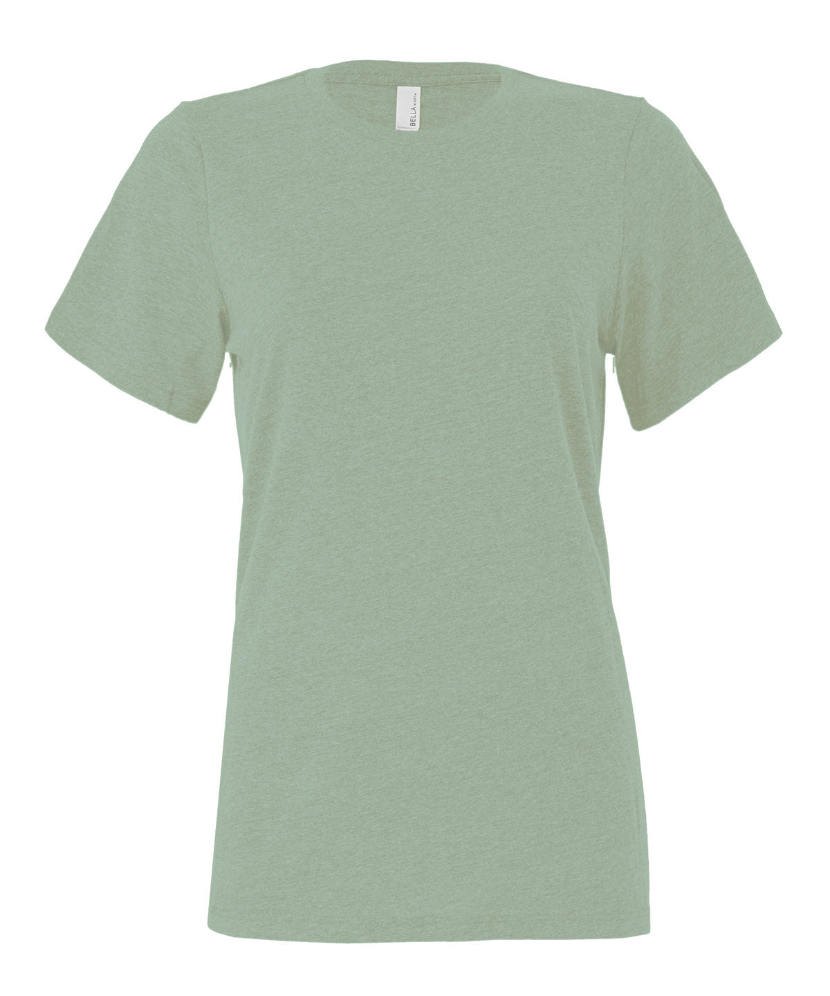 Bella Canvas Womens relaxed Jersey short sleeve tee Heather Sage - S - T-Shirts