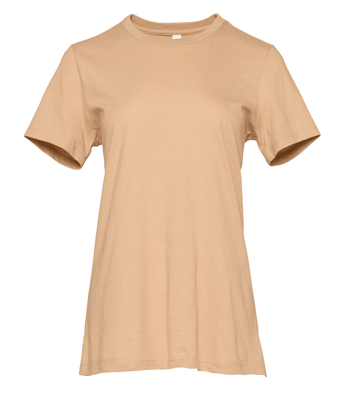 Bella Canvas Womens relaxed Jersey short sleeve tee Sand Dune - S - T-Shirts