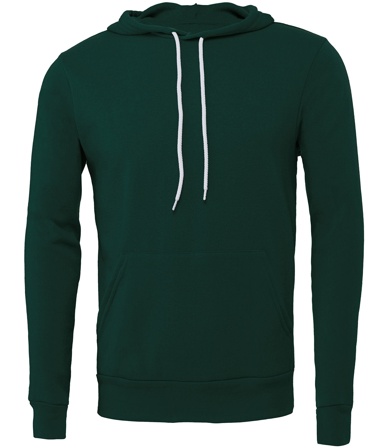 Bella Canvas Unisex polycotton fleece pullover hoodie Forest