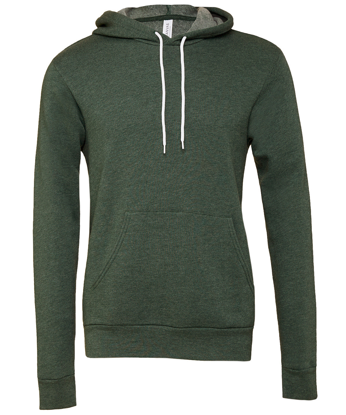 Bella Canvas Unisex polycotton fleece pullover hoodie Heather Forest