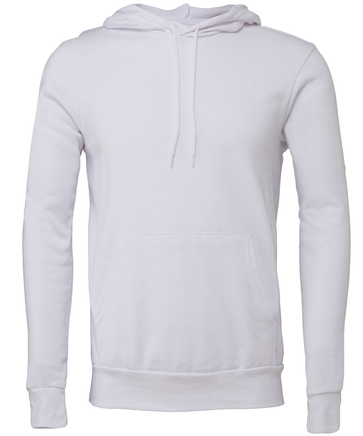 Bella Canvas Unisex Polycotton Fleece Pullover Hoodie - White / XS - Hoodies