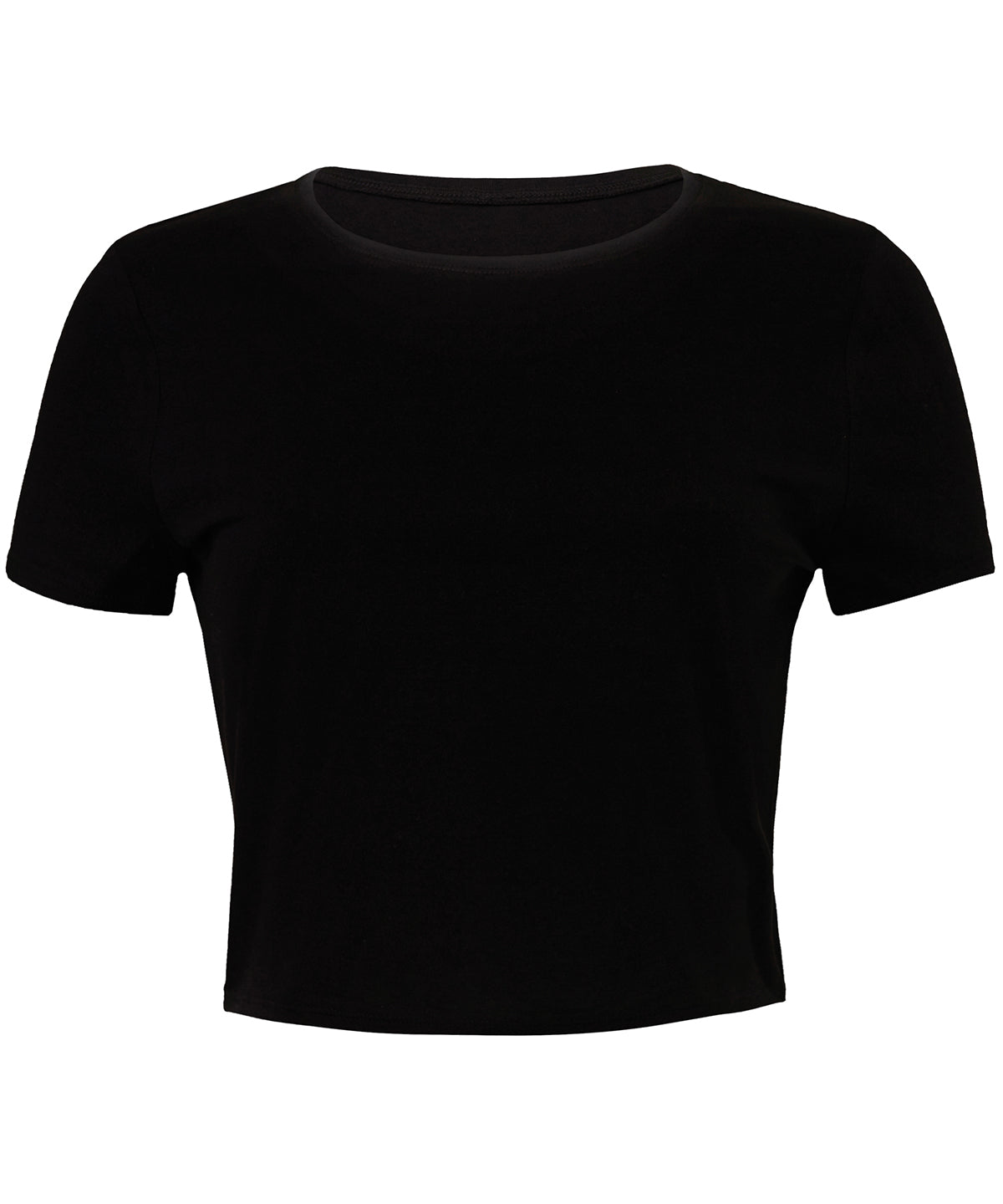 Bella Canvas Womens polycotton crop tee