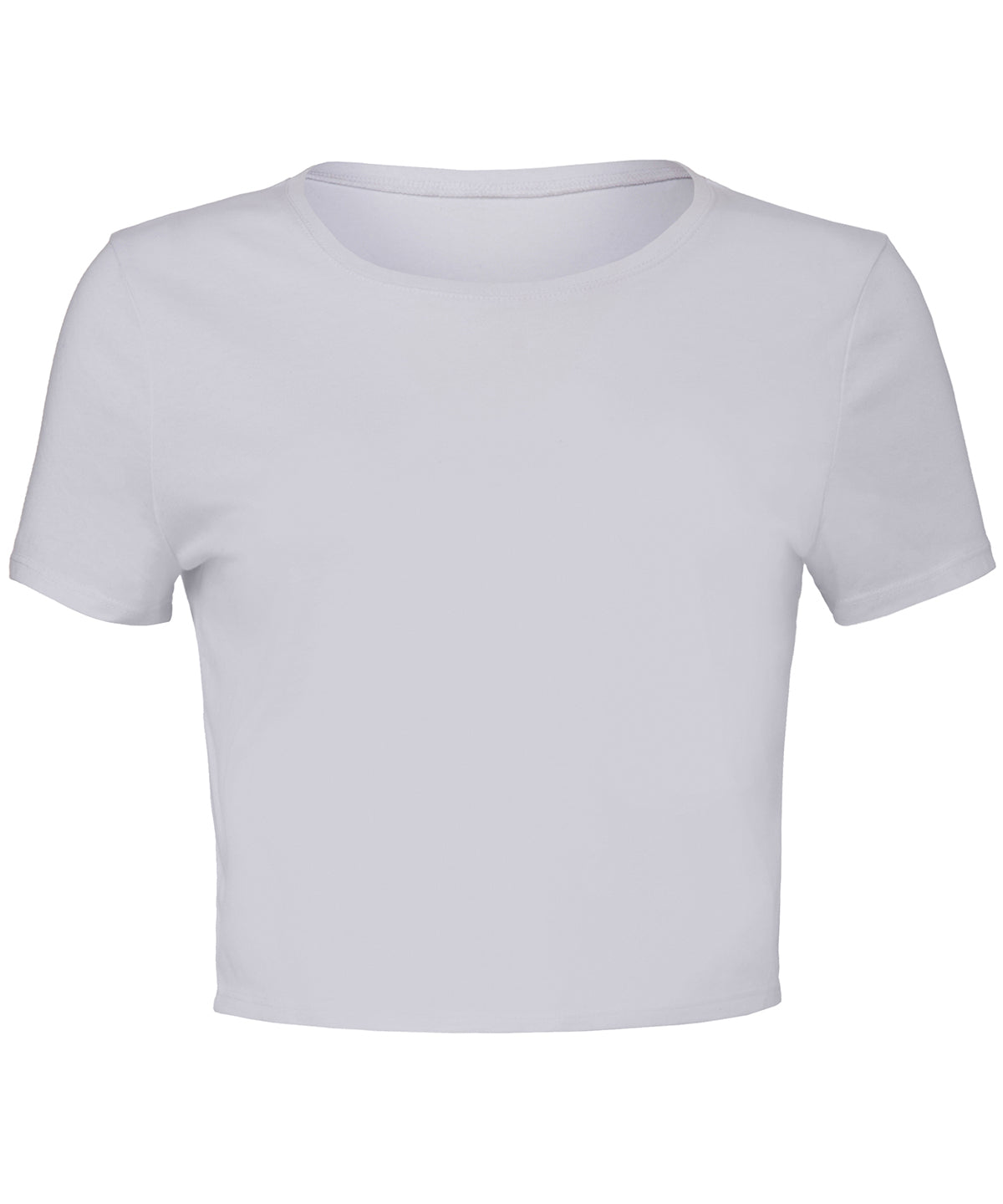 Bella Canvas Womens polycotton crop tee