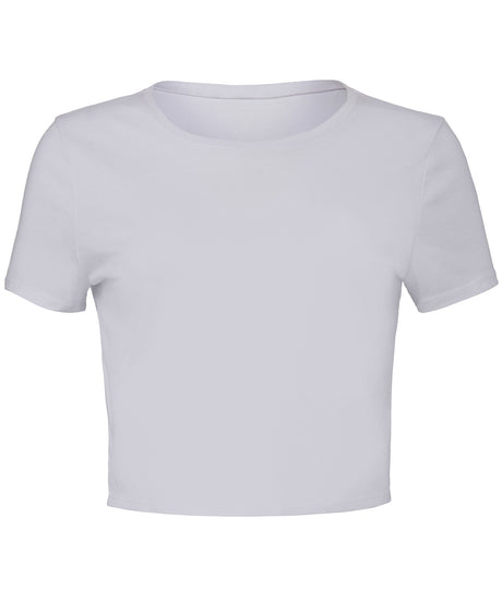 Bella Canvas Womens polycotton crop tee