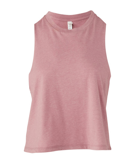 Bella Canvas Women's racerback cropped tank