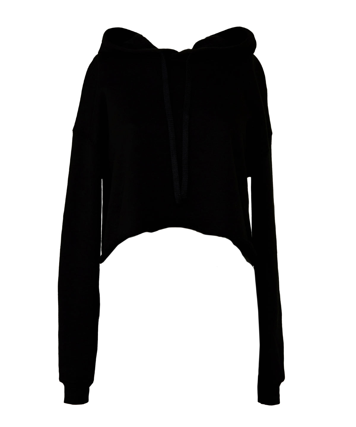 Bella Canvas Womens cropped fleece hoodie