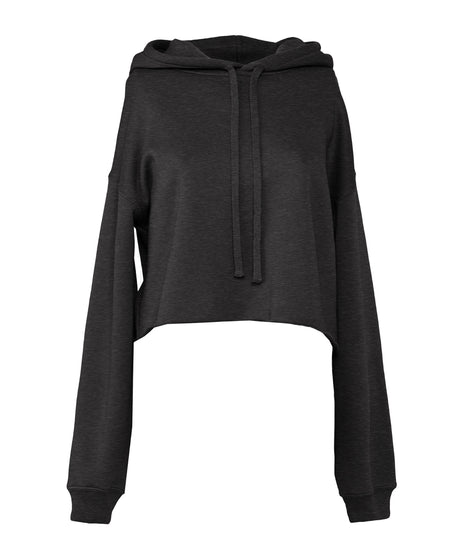 Bella Canvas Womens cropped fleece hoodie