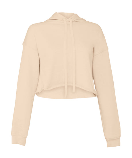 Bella Canvas Womens cropped fleece hoodie