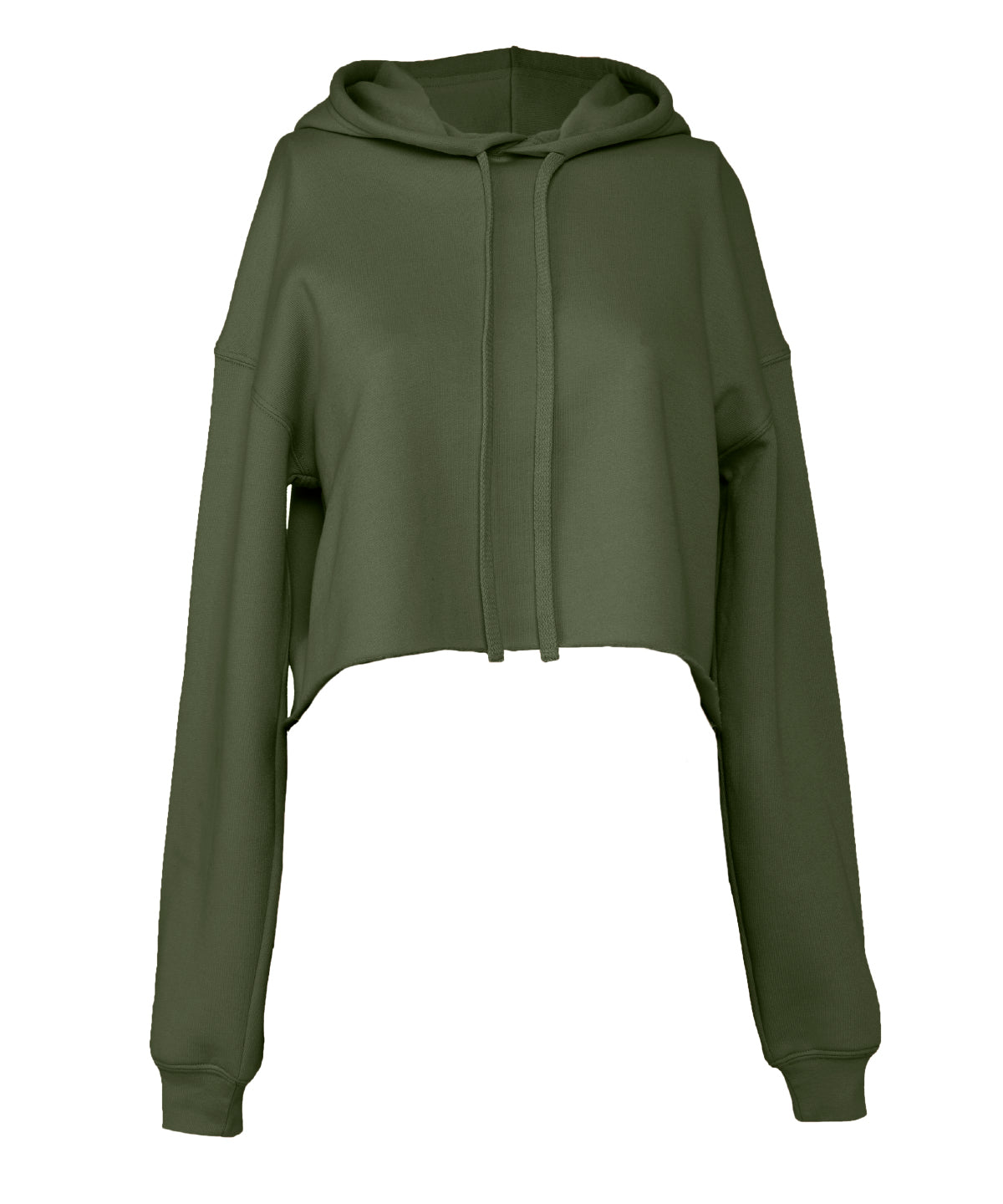 Bella Canvas Womens cropped fleece hoodie