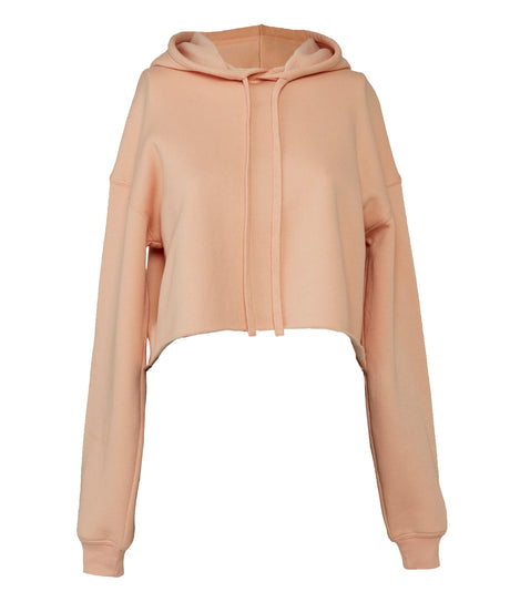 Bella Canvas Womens cropped fleece hoodie