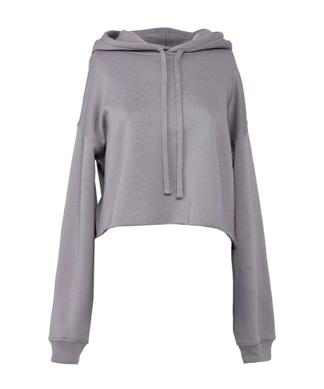Bella Canvas Womens cropped fleece hoodie