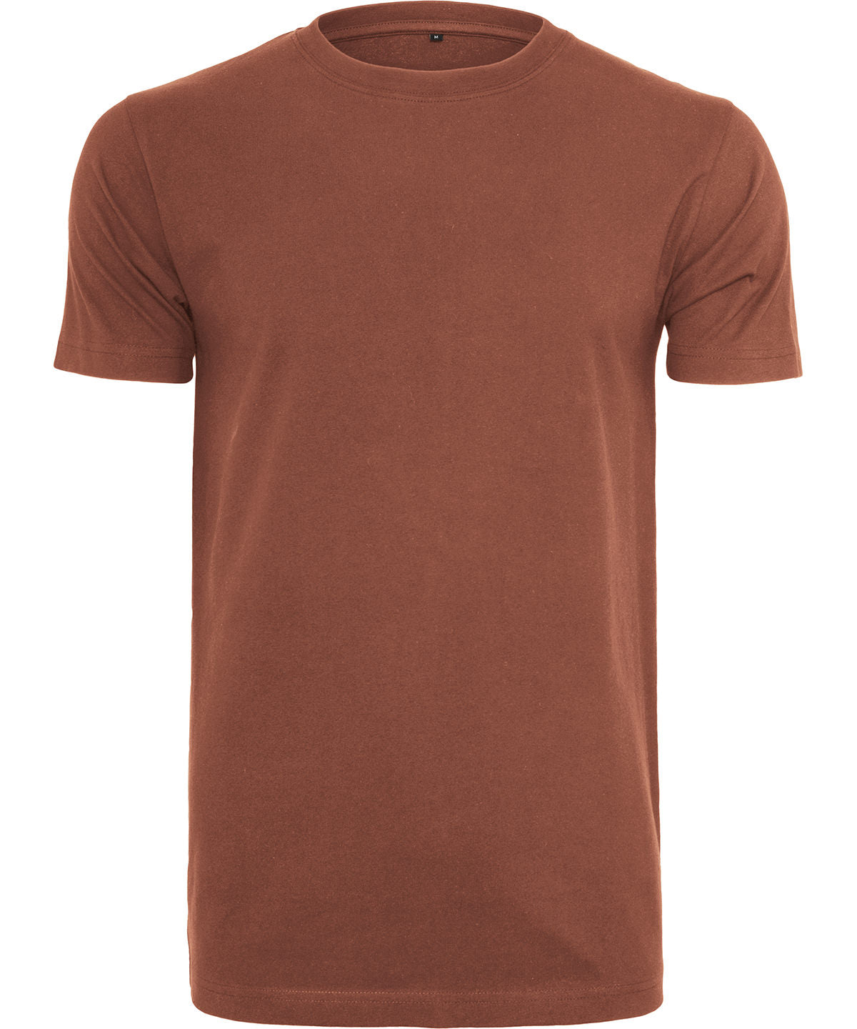 Build Your Brand T-Shirt Round-Neck Bark - XS - T-Shirts