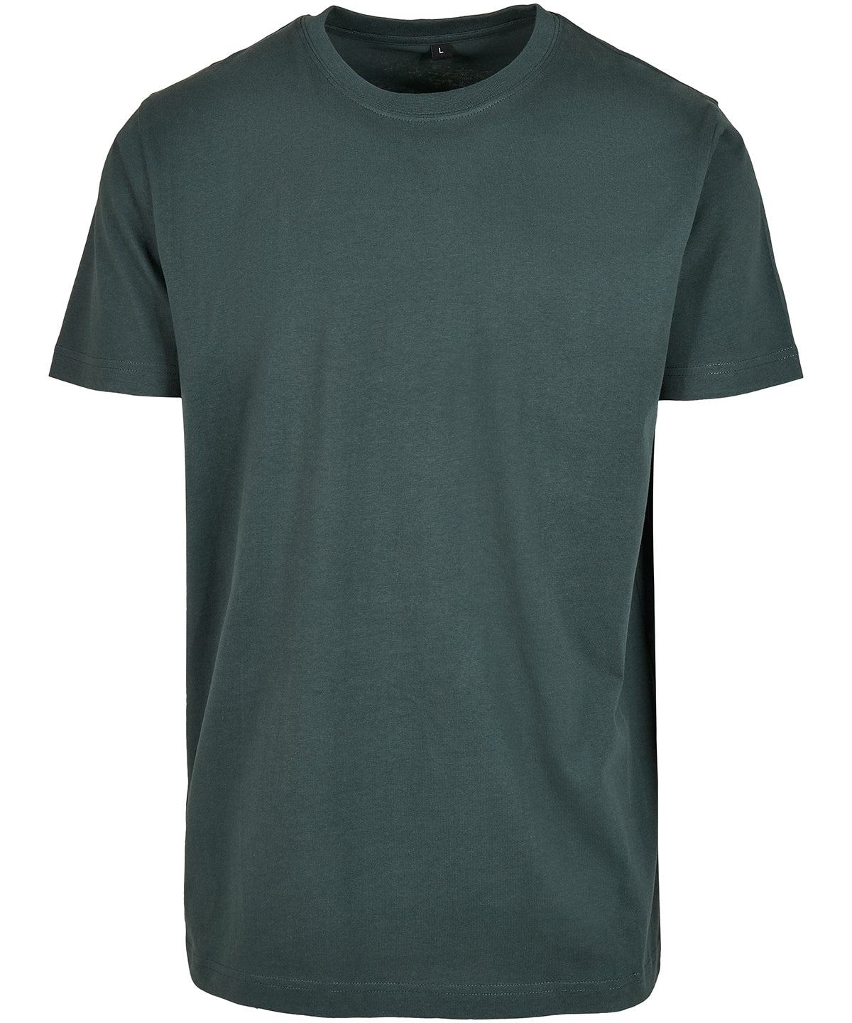 Build Your Brand T-Shirt Round-Neck Bottle Green