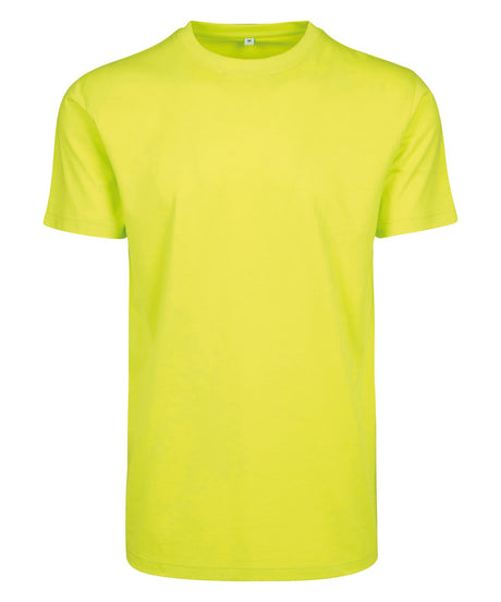 Build Your Brand T-Shirt Round-Neck Frozen Yellow