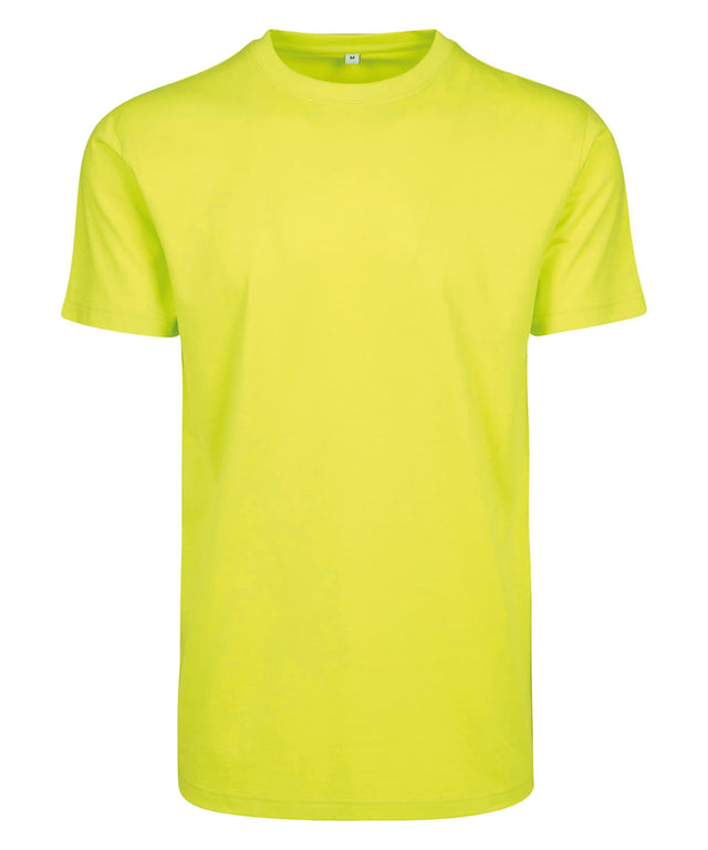 Build Your Brand T-Shirt Round-Neck Frozen Yellow