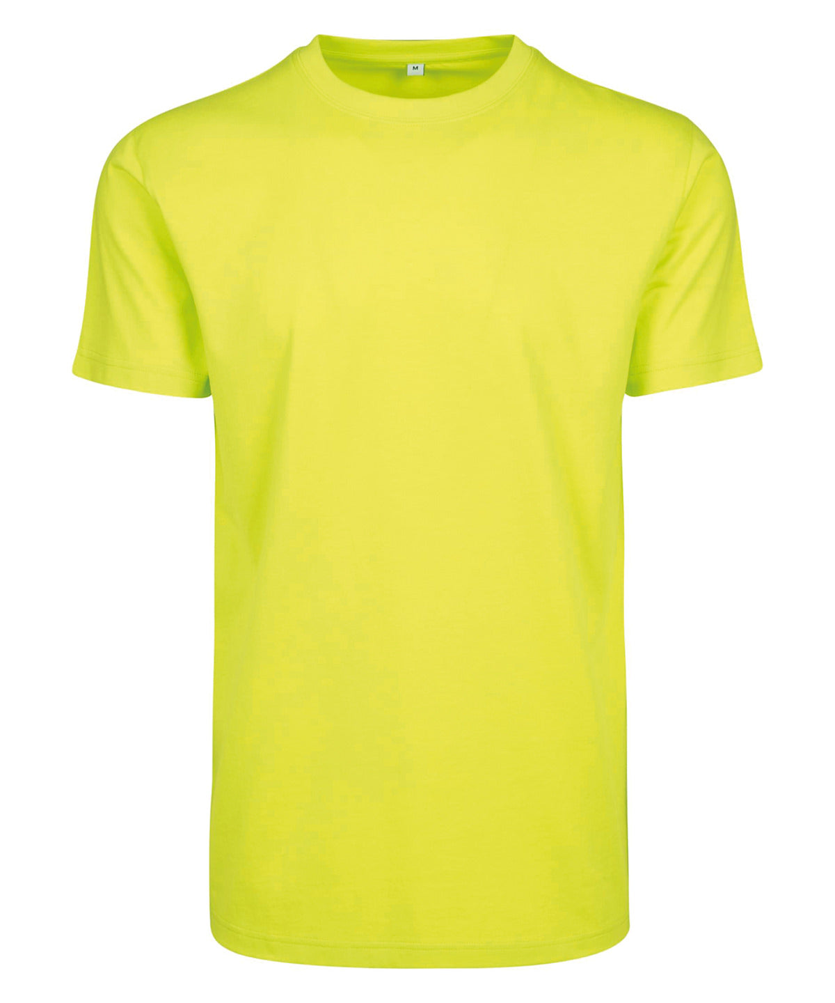 Build Your Brand T-Shirt Round-Neck Frozen Yellow - S - T-Shirts