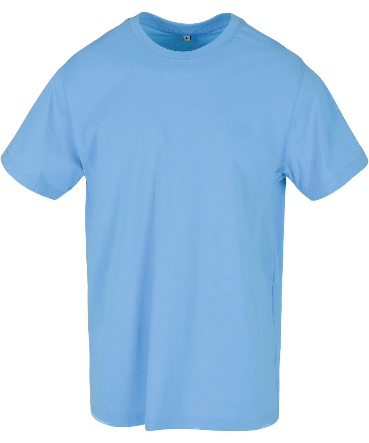 Build Your Brand T-Shirt Round-Neck Horizon Blue - S - T-Shirts