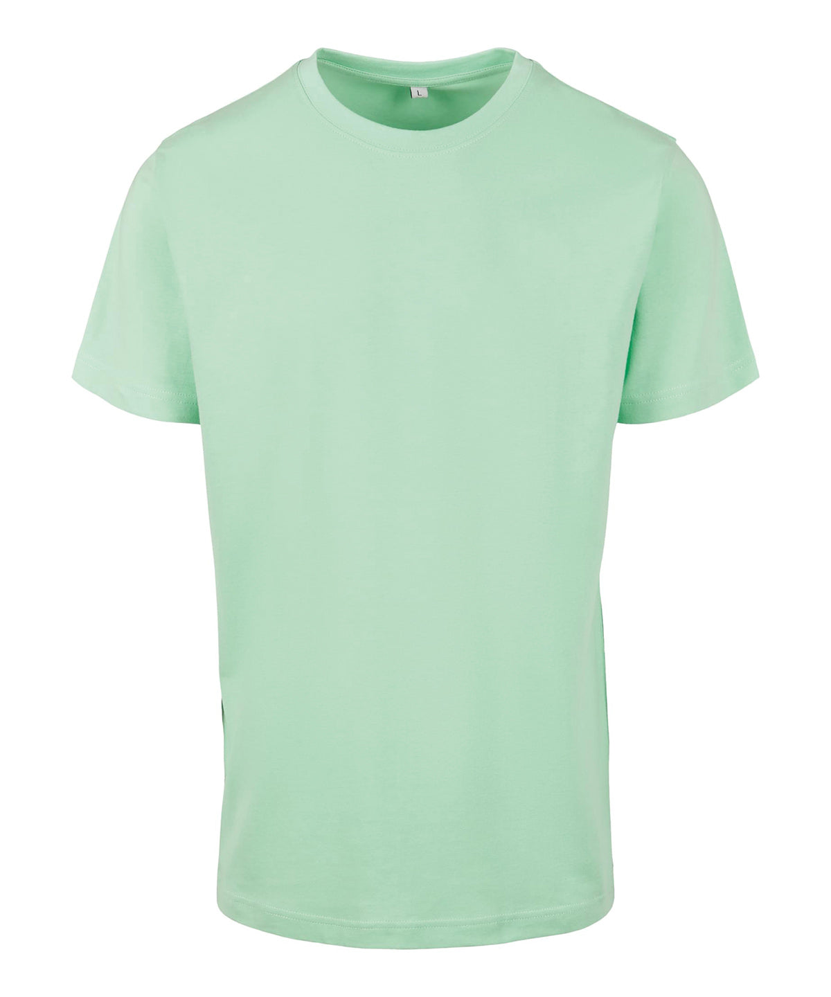 Build Your Brand T-Shirt Round-Neck Neo Mint - S - T-Shirts