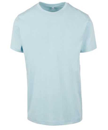 Build Your Brand T-Shirt Round-Neck Ocean Blue